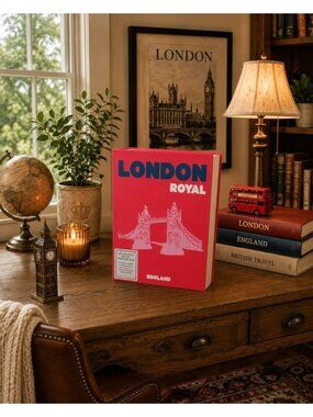 New England London Royal Bridge Cardboard Decorative Book Storage Box